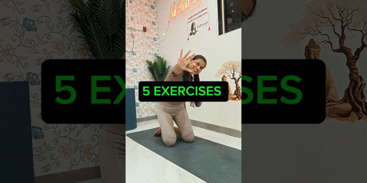 Best 5 Exercises to Reduce Fat Fast | Daily Fat Loss Workout at Home #weightloss #yoga