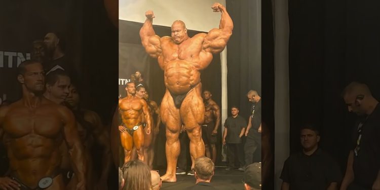 Giant bodybuilder