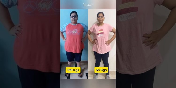 41 Kgs Full Body Weight Loss (MyHealthBuddy Diet Plan)