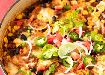 Chopped Vegan Enchilada Skillet | Easy 1-Dish Dinner
