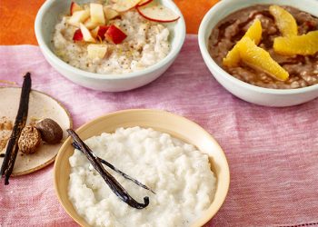 Slow cooker rice pudding – 3 ways
