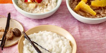 Slow cooker rice pudding – 3 ways