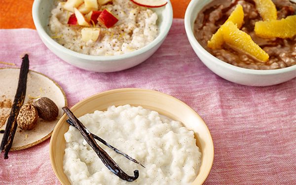 Slow cooker rice pudding – 3 ways