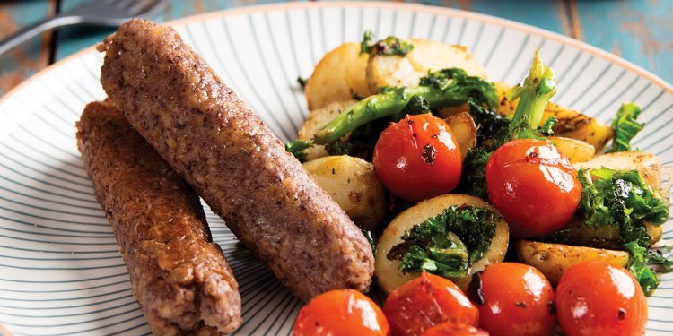 Vegan Soy and Bean Sausages