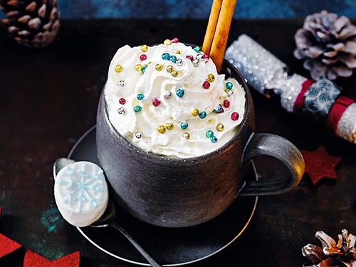 Cosy up with festive hot drinks