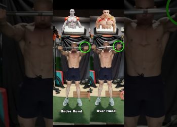 “Underhand vs Overhand Barbell Front Raises – Best for Bigger Shoulders?”#shorts #fitness #gym