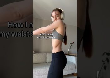 Small waist workout / flat stomach 🔥 #abs #pilates #hourglass #abworkout #workoutathome #shorts