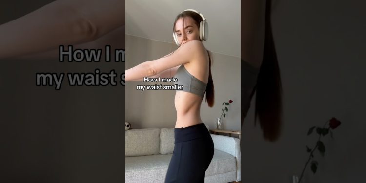 Small waist workout / flat stomach 🔥 #abs #pilates #hourglass #abworkout #workoutathome #shorts