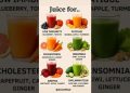 Best Juices for Immunity, Fatigue, Cholesterol, Insomnia & More | Natural Remedies #healthyeating