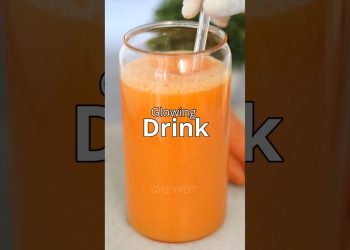 Skin Glowing Drink Carrot Orange Juice for Glowing Skin | Healthy & Refreshing Detox Drink