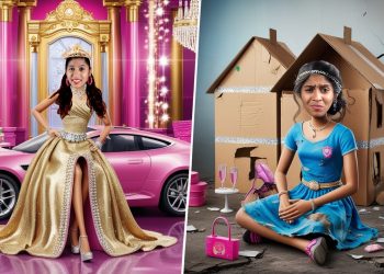 Living in Rich vs Poor Barbie Land! Who Wins?