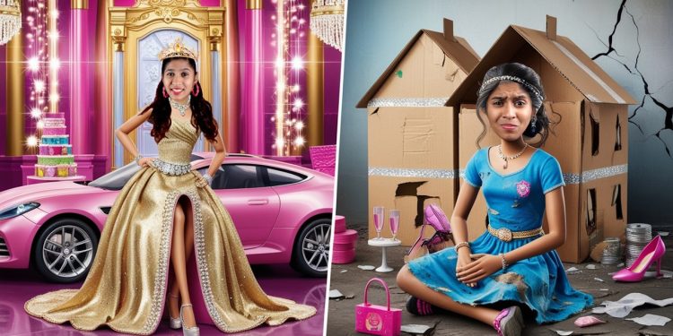 Living in Rich vs Poor Barbie Land! Who Wins?