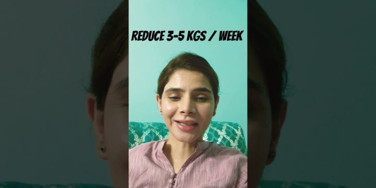 reduce 3-5 kgs/ week #AyeshaNasir #manageweight #health #weightloss