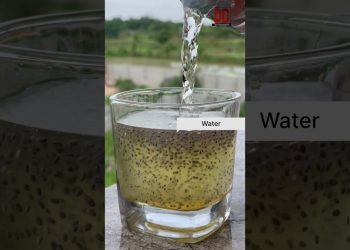 Refreshing Chia Seeds Water with Lemon & Honey | Healthy Morning Drink