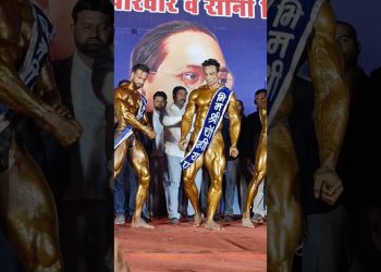 Bhim shree 2023 Bodybuilding akola telhara#shorts #vijaybhoyar #shoaibpatur