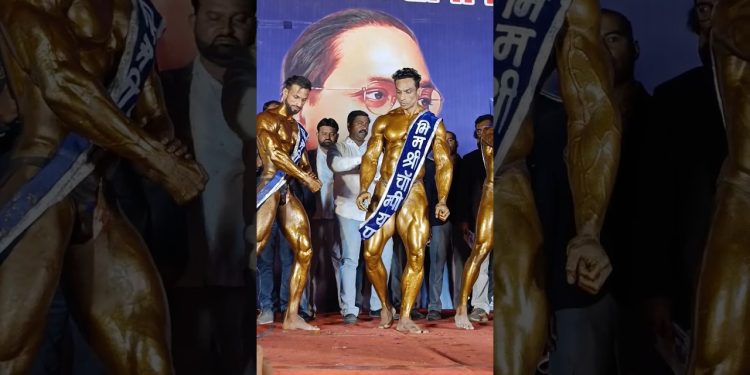 Bhim shree 2023 Bodybuilding akola telhara#shorts #vijaybhoyar #shoaibpatur