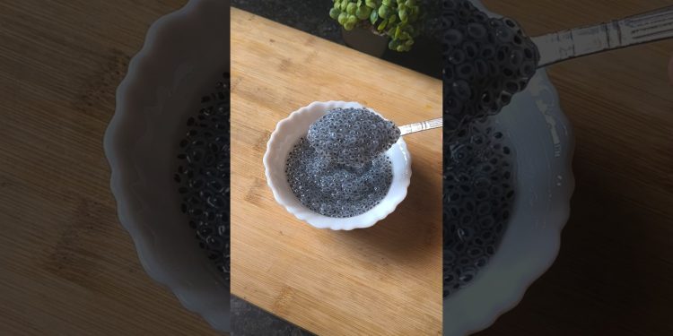 Sabja seeds for fast weight loss#basilseeds benefits#healthydrink #viral#shorts