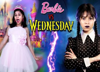 Real Life Wednesday Addams Vs Barbie | Who Will Win? Pari's Lifestyle