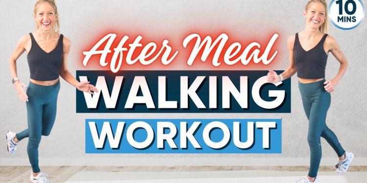After Meal Walking Workout 10 Minutes (LOWER YOUR BLOOD SUGAR!)