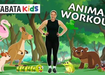 Tabata Workout for KIDS | The Animal Workout (ages 3-8) w/@TabataKidsWorkouts
