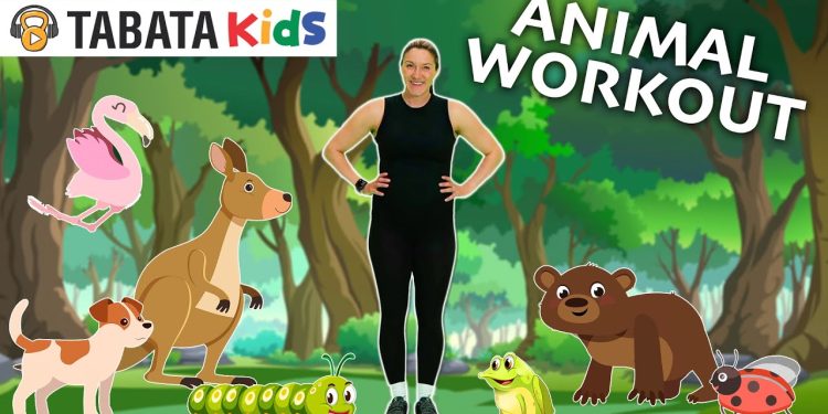 Tabata Workout for KIDS | The Animal Workout (ages 3-8) w/@TabataKidsWorkouts
