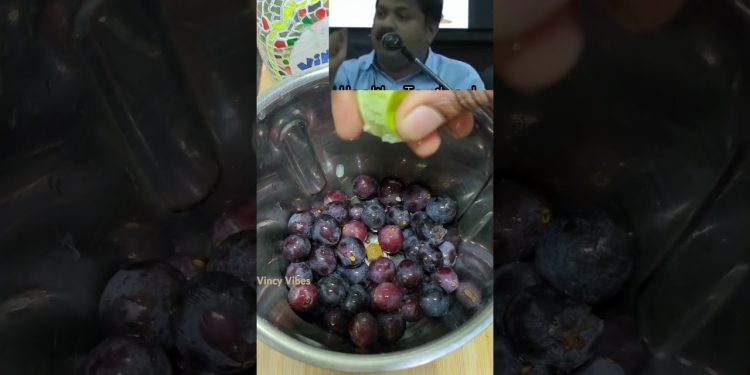 Grapes 🍇 juice l healthy juice #shorts #healthydrink