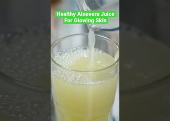 Healthy Aloevera Juice For Glowing Skin🤩 #healthy #drinks #homemade