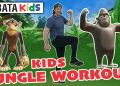 KIDS Tabata Workout | The Jungle Workout (4-Minutes)  w/ @TabataKidsWorkouts
