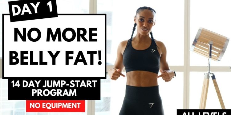 DAY 1 – LOSE WEIGHT – LOSE BELLY FAT (14 Day Exercise Plan)