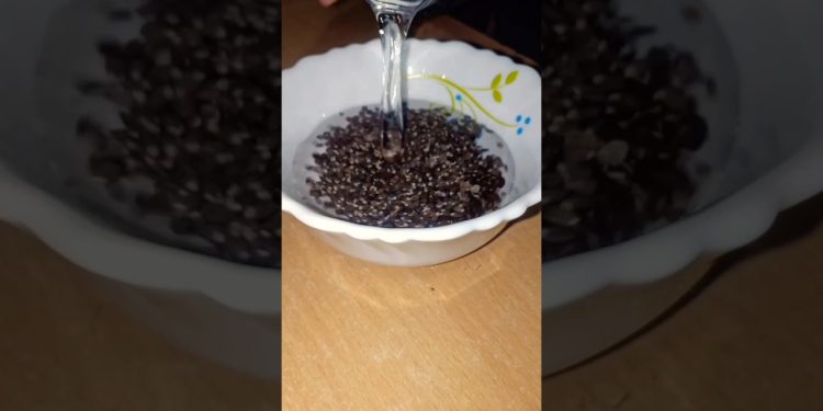chia seeds drink,helps in female fertility, constipation,periods #healthy #drink #chiaseed #home