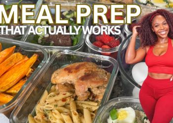 EASY MEAL PREP FOR WEIGHT LOSS! This actually helped me lose body fat!