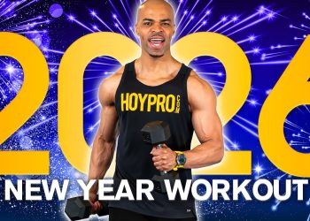 30 MIN New Year’s Resolution Workout | Full Body • No Jumping • All Standing • Light Weights