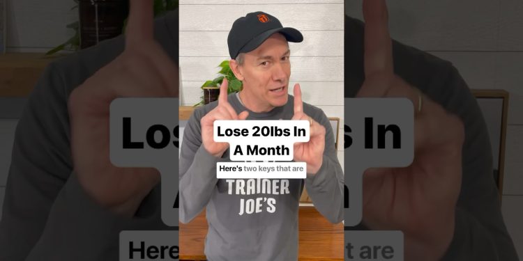 How To Lose 20lbs In A Month🔥 #shorts