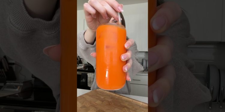 Drink your skincare 🥕🍊🧡✨