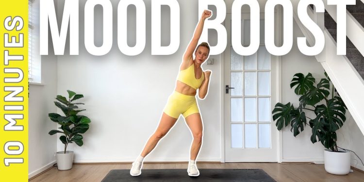 MOOD BOOST HIIT WORKOUT – All Standing, No Jumping (10 MIN)