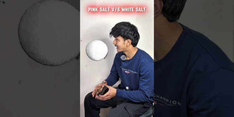 Pink Salt V/s White Salt 🧂#nutrition #diet #nutrition #gym #fitness #shorts