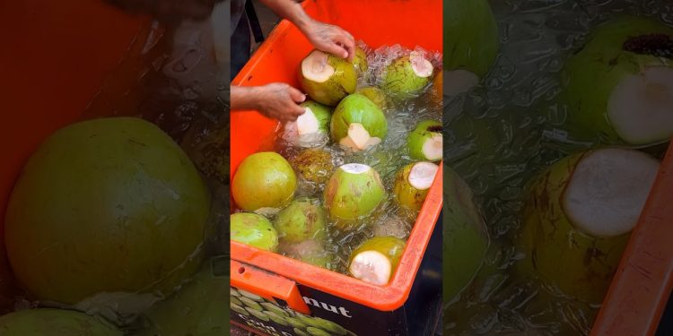 Coconut cutting | healthy drink |summer drink