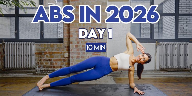 Day 1 | FREE Abs & Fat Burn Challenge 🔥 10 Min Abs Workout (No Equipment) | Lilly Sabri