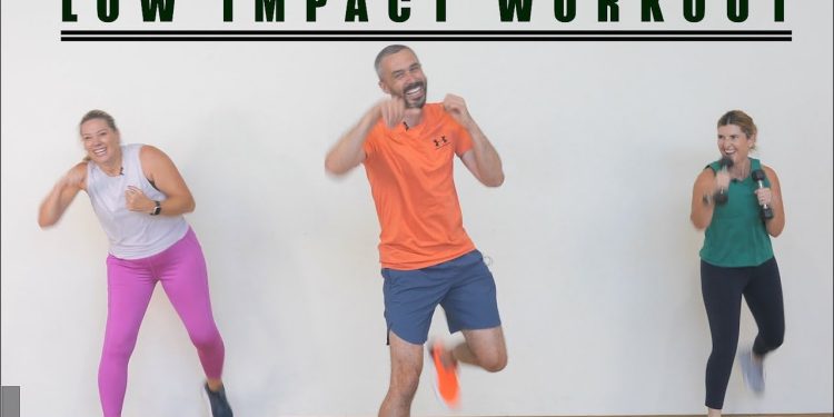 Fun low impact, all standing workout
