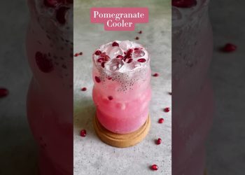 How to make Refreshing Pomegranate Cooler Recipe | Hydrating Coconut Water Summer Drink