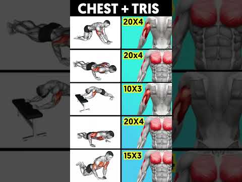 Chest And Triceps Workout No Equipment !! Without Equipment Workout !! Upper Body Workout Without !!