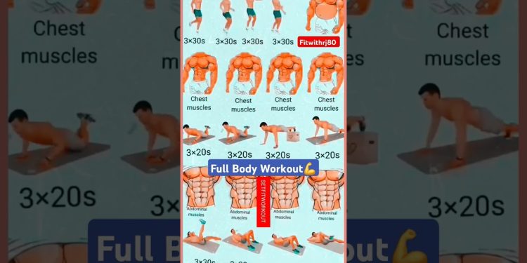 Full Body Workout at home #fullbodyworkout #fitness #workoutathome
