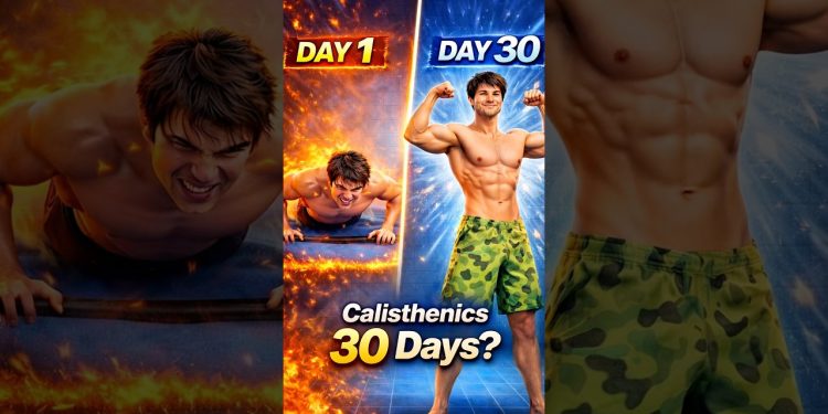 What If You Did Only Calisthenics for 30 Days? #shorts #fitness #calisthenics
