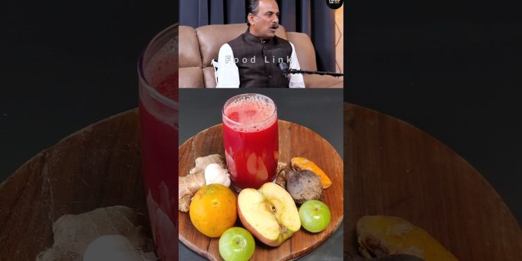 Dr. Manish Acharya's Favourite Super Healthy Juice Recipe #shorts