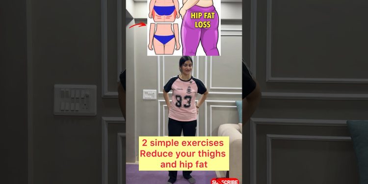 Lose your thighs and hips fat at home #motivation #exercise #yoga #viral #weightloss #fatloss