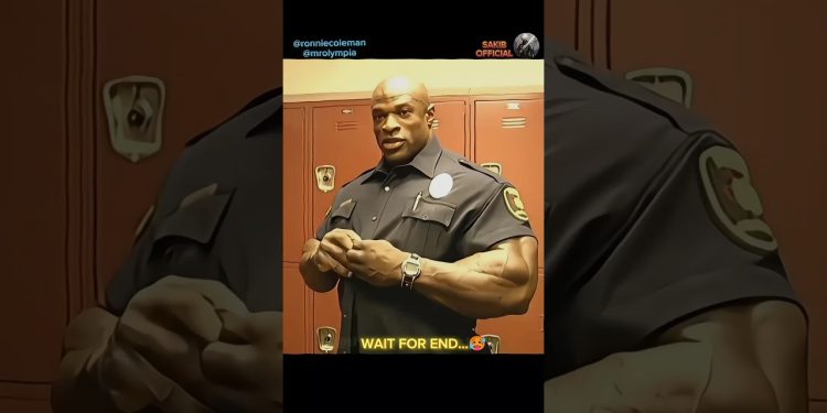 RONNIE COLEMAN POLICE OFFICER 😈 MR OLYMPIA CHAMPION 🏆 GYM SWAG 🥵 #ronniecoleman #mrolympia #aura