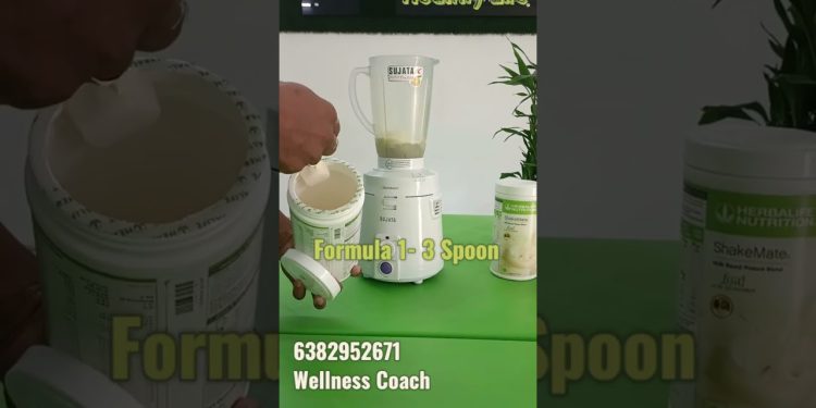 How to Prepare Herbalife Shake for WEIGHT LOSS/Formula 1 Nutrition Shake