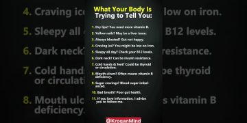 10 Warning Signs You Should NEVER Ignore #selfcare #nutrition #healthyhabits #healthtips #wellness