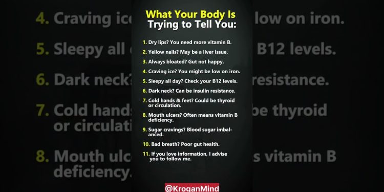 10 Warning Signs You Should NEVER Ignore #selfcare #nutrition #healthyhabits #healthtips #wellness