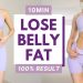 Ep.2 – Lose Belly Fat workout (Up, Low, Side & Whole Abs) 100% Flat Stomach | Lying on Floor